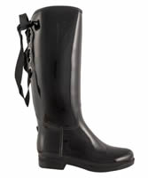 Dav Victoria Black Rain Boots