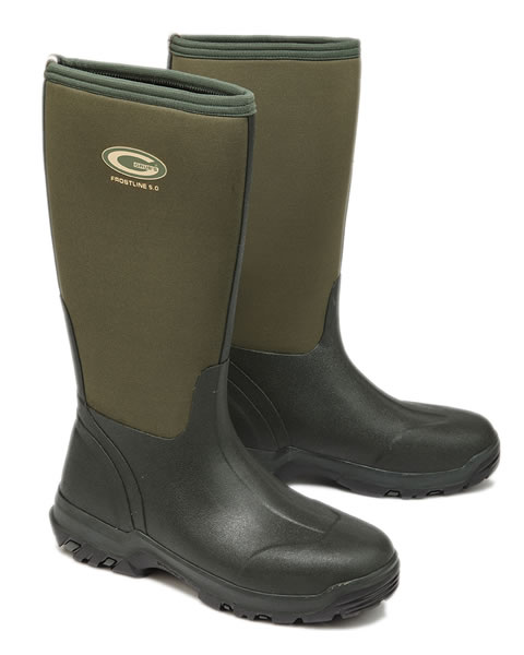 Grubs Frostline Green Wellingtons