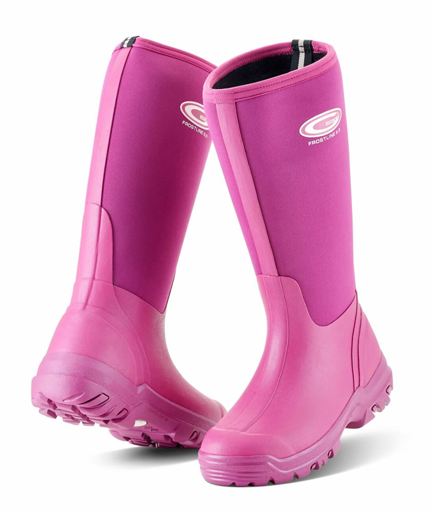 Grubs Frostline Fuchsia Wellingtons