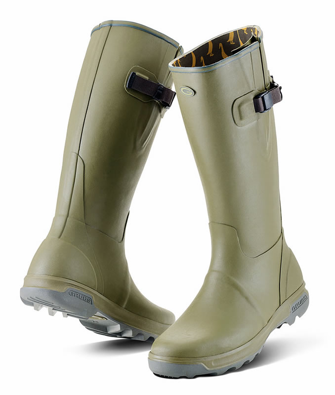 Grubs Highline Green Wellingtons