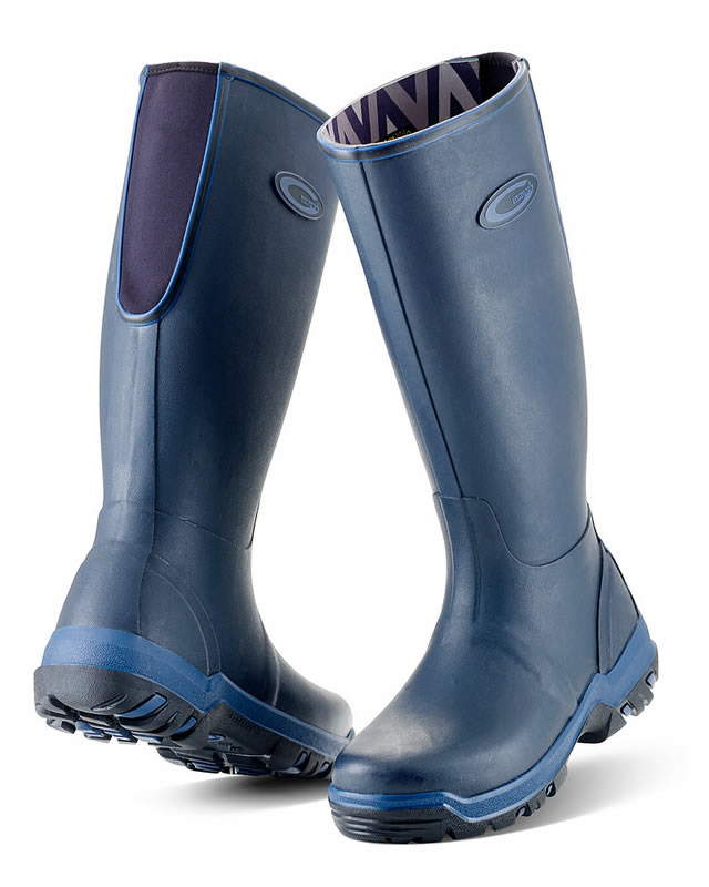 Grubs Rainline Navy Wellingtons