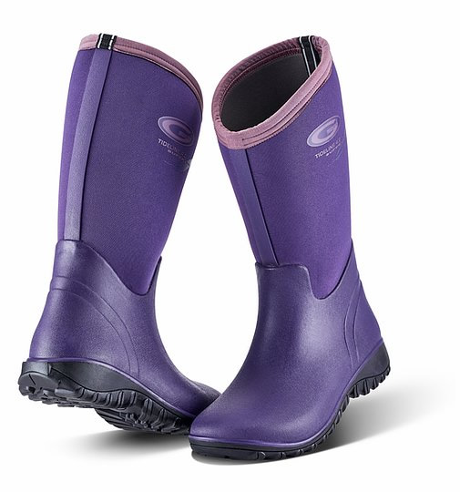 Grubs Tideline Plum Mid Wellingtons