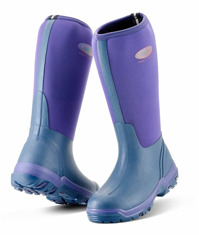 Grubs Frostline Violet Wellingtons