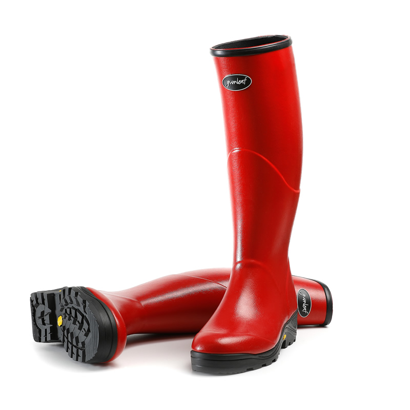 morgenmad glide Af Gud TotallyWellies.Co.Uk - Gumleaf Norse Red Wellingtons