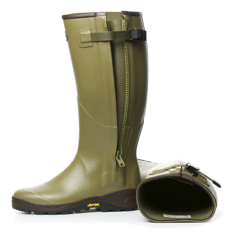 TotallyWellies.Co.Uk Gumleaf Royal Zip Wellingtons