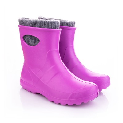 LBC Ladies Garden Ankle Boots Fuchsia