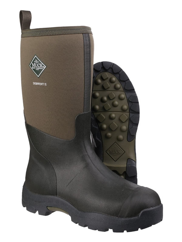 Muck Boot Derwent II Moss Green Wellingtons