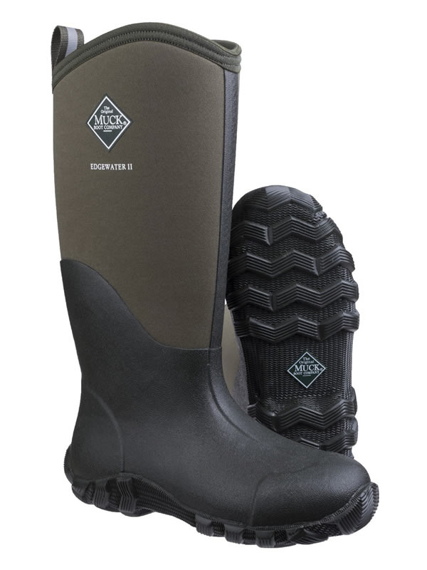 Muck Boot Edgewater II Tall Moss Green Wellingtons
