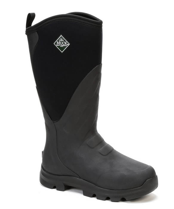 Muck Boot Grit Black Wellingtons