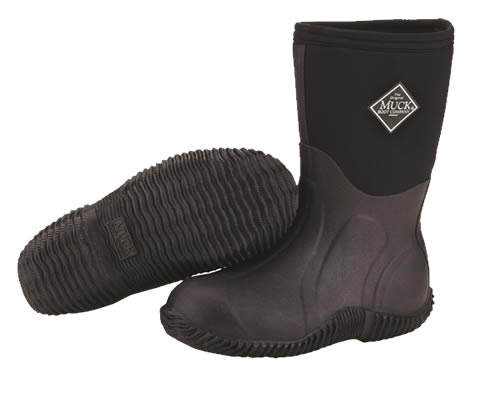 Muck Boot Arctic Sport II Kids Black Wellingtons