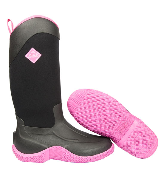 Muck Boot Tack II High Hot Pink Wellingtons