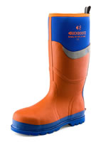 BuckBootz Safety Wellingtons Orange