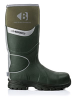 BuckBootz BBZ8000 Hi-Viz Safety Wellingtons Green