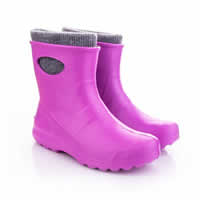 LBC Ladies Garden Ankle Boots Fuchsia